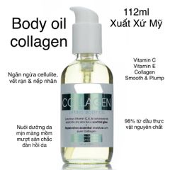 [MỸ] Dầu body oil vitamin C 112ml Nghệ, Dầu Bưởi, Dầu Tầm Xuân, Vitamin E sáng mịn mượt da khoẻ sáng