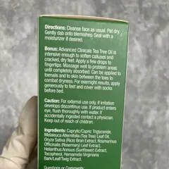 [Mỹ] Serum Dầu cây trà mẩn đỏ nổi mụn, mụn trứng cá da khô ngứa Vitamin E Chiết xuất hướng dương 53ml