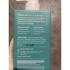 [Mỹ] Sữa tắm Glycolic AHA + Lactic Acid MEDIX 5.5 tẩy tế bào chết Body & Face Wash 444ml