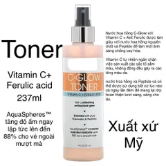 [MỸ] Toner Rosewater Toner, , 8 fl oz (237 ml) cân bằng pH và cấp ẩm tốt cho mọi loại da