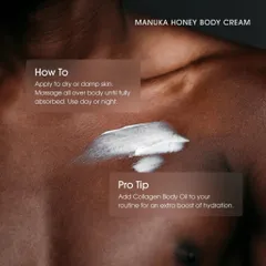 [MỸ] Kem Manuka Honey Cream & Body da khô săn chắc nếp nhăn bị tổn thương do ánh nắng mặt trời