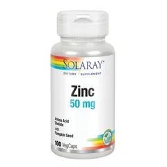[MỸ] Kẽm nhà Solaray Zinc 50mg 100viiên ( Mar 2025)