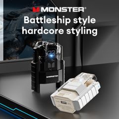 Tai Nghe Bluetooth TWS MONSTER XKT23 Âm Thanh HiFi Bluetooth 5.4, Game Mode, Đàm Thoại HD Khử Ồn ENC