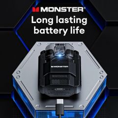 Tai Nghe Bluetooth TWS MONSTER XKT23 Âm Thanh HiFi Bluetooth 5.4, Game Mode, Đàm Thoại HD Khử Ồn ENC