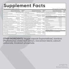 Viên uống bổ sung Vitamin Sports Research Advanced MultiVitamin 180 viên của Mỹ