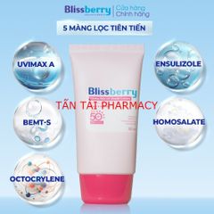 ✅[CHÍNH HÃNG, CHO KIỂM HÀNG] Kem chống nắng Blissberry Glowy Skin UV Shield Cream 60ml