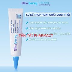 ✅[CHÍNH HÃNG, CHO KIỂM HÀNG]  Gel giảm mụn mờ thâm Blissberry Pureskin Acne Fixer K21 15ml