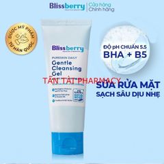✅[CHÍNH HÃNG, CHO KIỂM HÀNG] Sữa rửa mặt dịu nhẹ sạch sâu giảm mụn Blissberry Daily Gentle Cleansing Gel 100ml