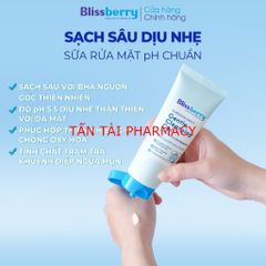 ✅[CHÍNH HÃNG, CHO KIỂM HÀNG] Sữa rửa mặt dịu nhẹ sạch sâu giảm mụn Blissberry Daily Gentle Cleansing Gel 100ml