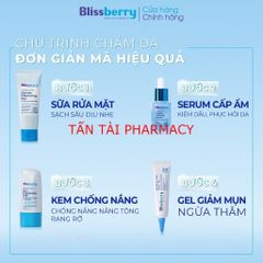 ✅[CHÍNH HÃNG, CHO KIỂM HÀNG] Sữa rửa mặt dịu nhẹ sạch sâu giảm mụn Blissberry Daily Gentle Cleansing Gel 100ml