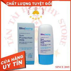 ✅[CHÍNH HÃNG, CHO KIỂM HÀNG] Kem chống nắng nâng tông kiềm dầu Blissberry Pureskin Daily Sun Protection Milk 60ml