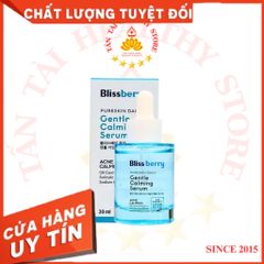 ✅[CHÍNH HÃNG, CHO KIỂM HÀNG] Serum cấp ẩm kiềm dầu Blissberry Pureskin Daily Gentle Calming 30ml