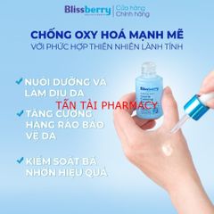 ✅[CHÍNH HÃNG, CHO KIỂM HÀNG] Serum cấp ẩm kiềm dầu Blissberry Pureskin Daily Gentle Calming 30ml
