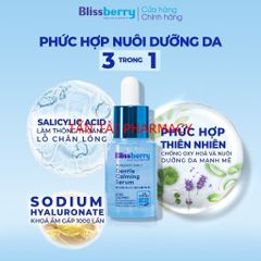 ✅[CHÍNH HÃNG, CHO KIỂM HÀNG] Serum cấp ẩm kiềm dầu Blissberry Pureskin Daily Gentle Calming 30ml