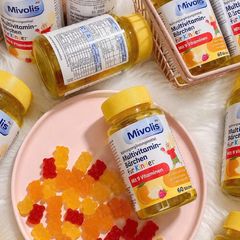 Kẹo gấu dẻo vitamin tổng hợp cho trẻ Mivolis Đức 60 viên