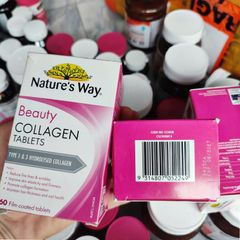 Viên Uống Collagen Nature's Way Beauty Collagen Tablets - 60 & 120 viên  - Tăng Độ Đàn Hồi - Cải Thiện Sắc Tố Da & Phục Hồi Cấu Trúc Da