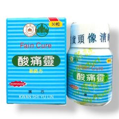 Viên uống đau nhức xương khớp Toan thống linh FAIN CURE KWAN SHI YU LIN - Hộp 20 viên - Xuất xứ Trung Quốc - Mã 1544