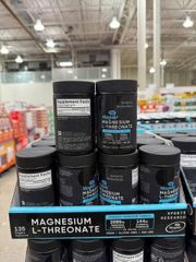 Viên  bổ sung Magie Sports Research 135 viên- Magtein Magnesium L-Threonate