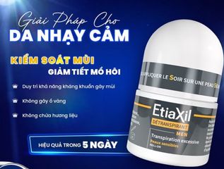 Lăn Khử Mùi EtiaXil Cho Nam Detranspirant Men Peaux Sensibles Roll-On (15ml)