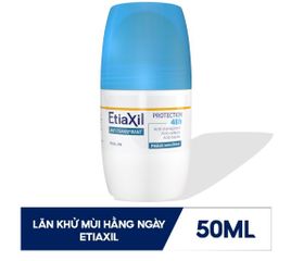 Lăn Khử Mùi EtiaXil Cho Mọi Loại Da Anti-Transpirant Protection 48h Peaux Sensibles Roll-On (50ml)