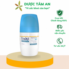 Lăn Khử Mùi EtiaXil Cho Mọi Loại Da Anti-Transpirant Protection 48h Peaux Sensibles Roll-On (50ml)