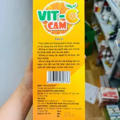 Combo 5 gói Kẹo ngậm Vit C Cam - ngon miệng, tăng sức đề kháng