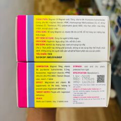 Viên uống bổ sung Magie bổ thần kinh - Magnesi B6