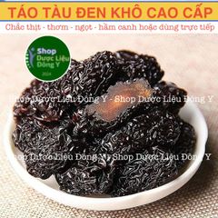 Táo Tàu Đen Hàn Quốc - Đại Táo Ngọt Dẻo 1kg - Thực Phẩm Khô Bổ Dưỡng Tốt Cho Tim Mạch và Hệ Miễn Dịch