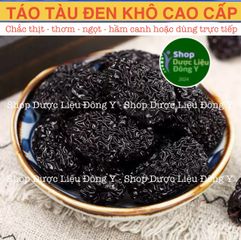 Táo Tàu Đen Hàn Quốc - Đại Táo Ngọt Dẻo 1kg - Thực Phẩm Khô Bổ Dưỡng Tốt Cho Tim Mạch và Hệ Miễn Dịch