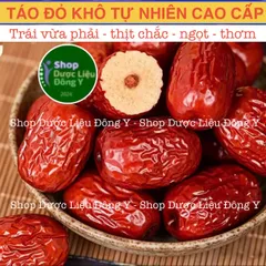 Táo Đỏ Sấy Khô - Quả To Táo Đỏ Tân Cương Loại Thượng Hạng Đều Ngon Và Đẹp