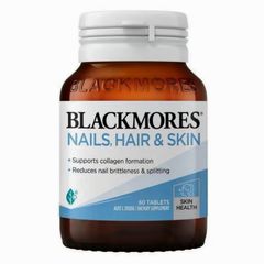 Viên Uống Blackmores Nails Hair & Skin của Úc 60 & 120 viên - Nuôi Dưỡng - Phục Hồi & Duy Trì Sức Khỏe cho Móng - Mái Tóc - Làn Da Từ Sâu Bên Trong