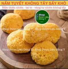 Nấm Tuyết Vàng Không Tẩy 100g (Loại thượng hạng, không tẩy, an toàn cho sức khỏe, date mới) - Shop Dược Liệu Đông y