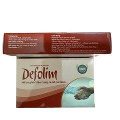 Viên Uống Defolim Giúp Giảm Mồ Hôi Tay, Chân - Hộp 30 Viên