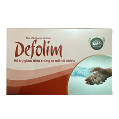 Viên Uống Defolim Giúp Giảm Mồ Hôi Tay, Chân - Hộp 30 Viên