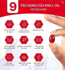 Dầu nhuyễn thể tôm Kirkland Signature Krill Oil 500mg - Hỗ trợ tim mạch, 180 viên dễ uống, Omega 3 tự nhiên, Không mùi tanh.