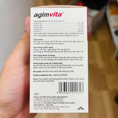 Vitamin tổng hợp nhóm B và C - AGIMVITA & BENERVON 100 viên