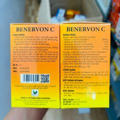 Vitamin tổng hợp nhóm B và C - AGIMVITA & BENERVON 100 viên