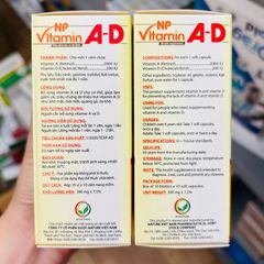 Vitamin A D Con Cáa Mậpp 100 Viên – Hỗ Trợ Sáng Mắt, Giảm Khô Da, Tăng Cường Sức Khỏe