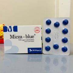 Viên Tiểu Xanh Micza Blue 100 Viên – Hỗ Trợ Thanh Nhiệt, Lợi Tiểu, Giảm Tiểu Buốt, Tiểu Gắt