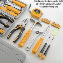 Bộ Dụng Cụ Sửa Chữa Đa Năng 24 Chi Tiết Có Hộp Đựng Nhựa Cáp Cứng