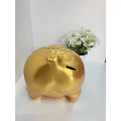 Heo đất tiết kiệm Ngọc Trinh nhũ vàng