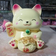 Heo đất tiết kiệm mèo tài lộc