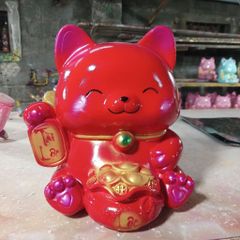 Heo đất tiết kiệm mèo tài lộc