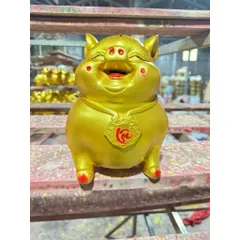 Heo đất cánh tiên chữ lộc in