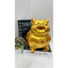 Heo đất cánh tiên chữ lộc in