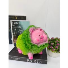 Heo đất bắp cải lỗ tròn siêu cute