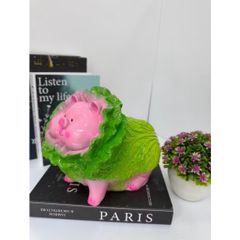 Heo đất bắp cải lỗ tròn siêu cute