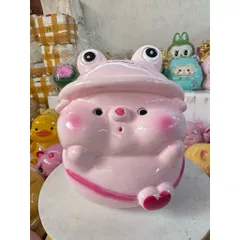 Heo đất tiết kiệm heo đeo mũ ếch