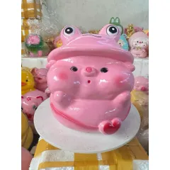 Heo đất tiết kiệm heo đeo mũ ếch