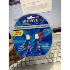 Kem bôi mụn rộp quanh miệng Abreva 2g Hàng Mỹ